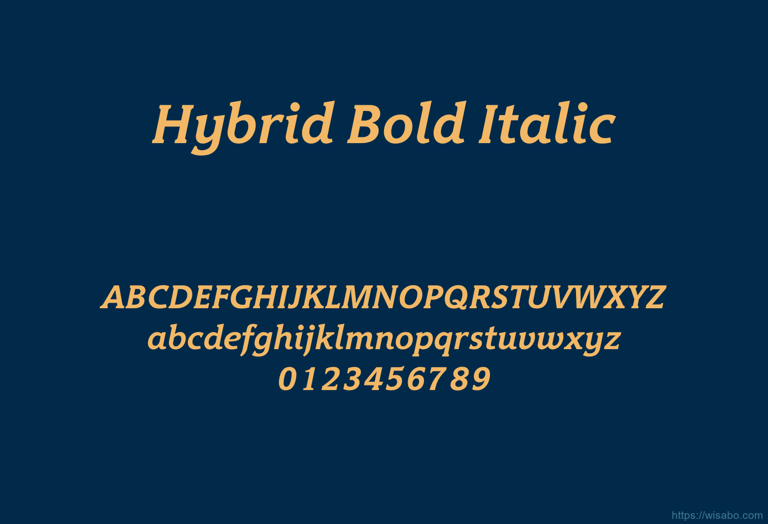 Hybrid Bold Italic Font Free Download [ttf - otf] | Wisabo Fonts