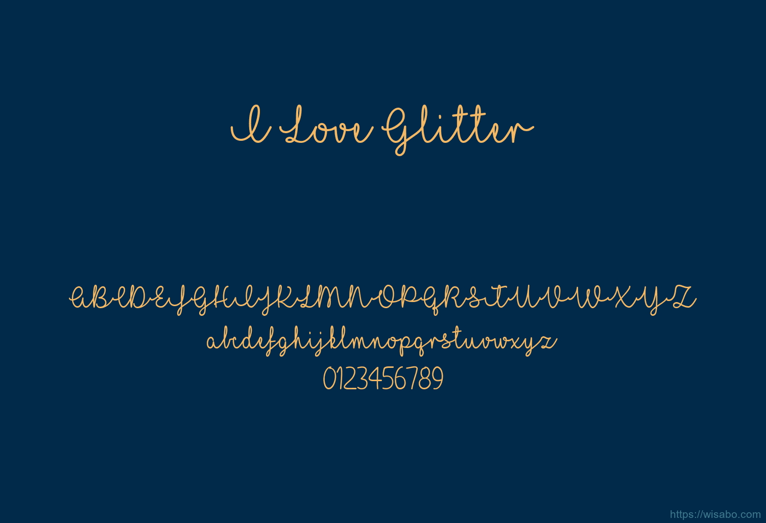 I Love Glitter