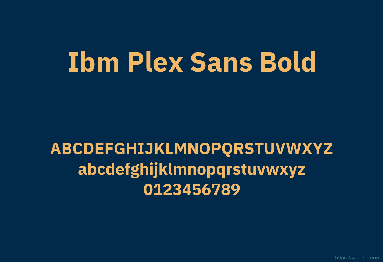 Ibm Plex Sans Bold