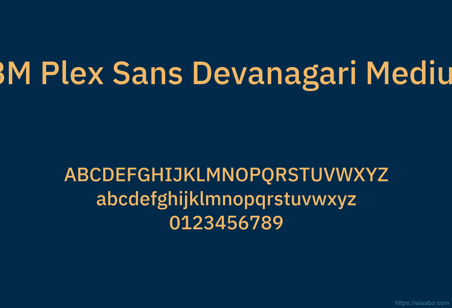 IBM Plex Sans Devanagari Medium