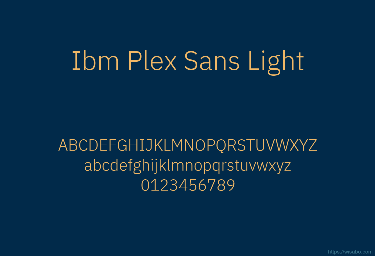 Ibm Plex Sans Light