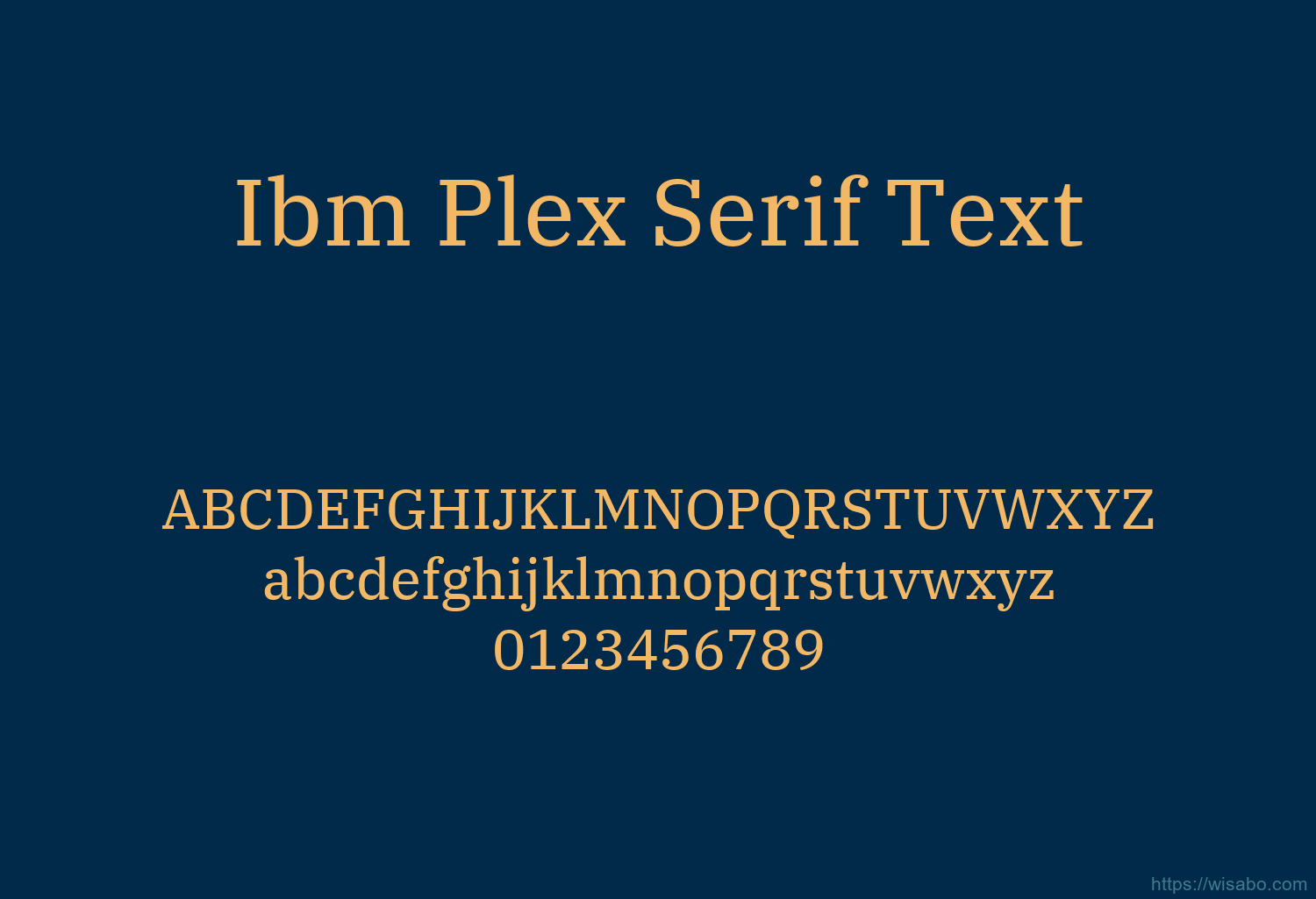 Ibm Plex Serif Text