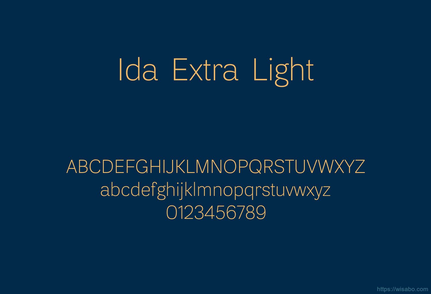 Ida Extra Light