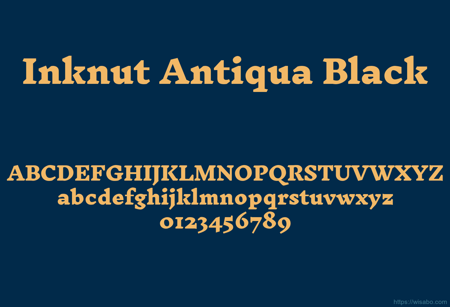 Inknut Antiqua Black