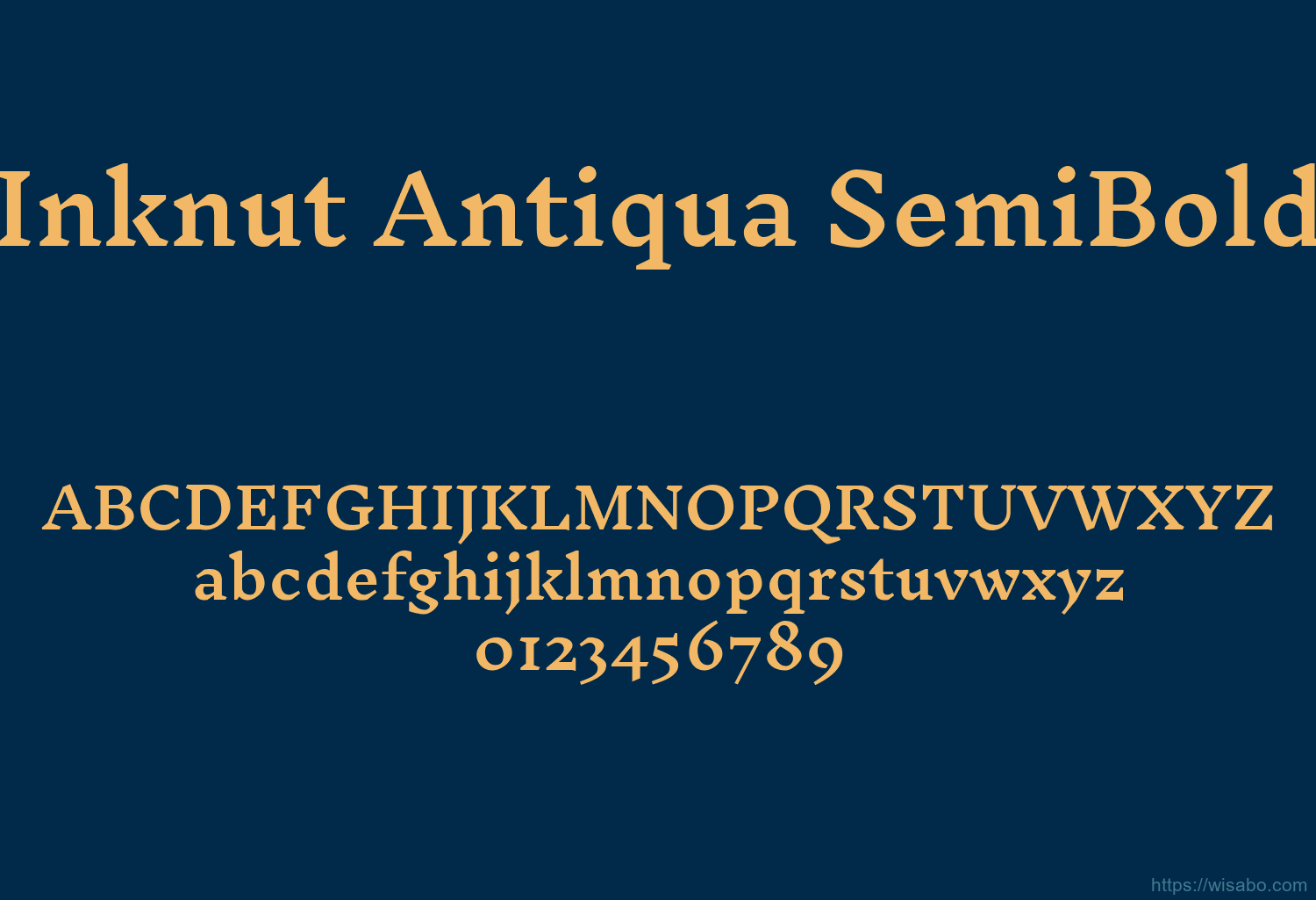 Inknut Antiqua SemiBold