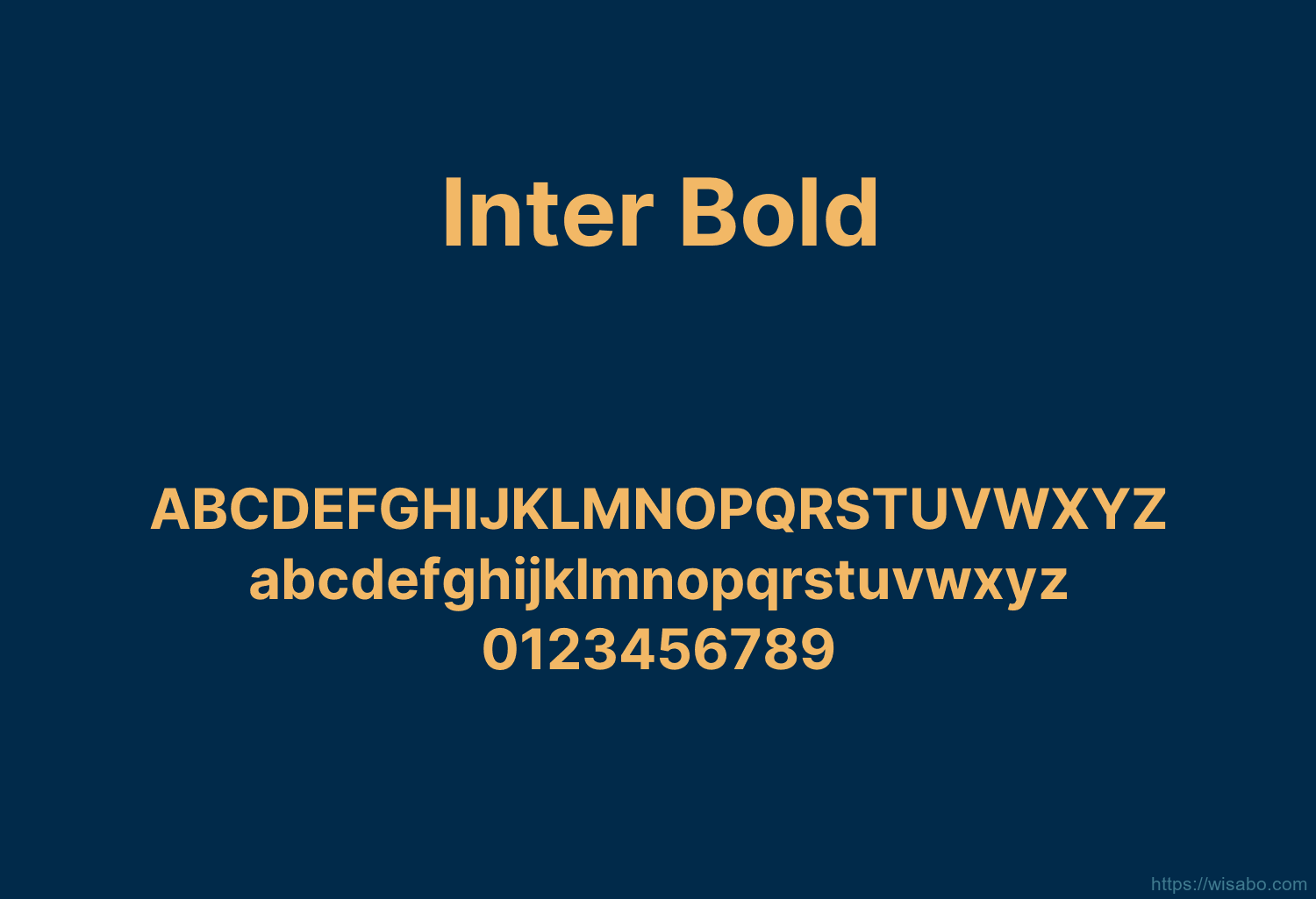 Inter Bold Inter Bold