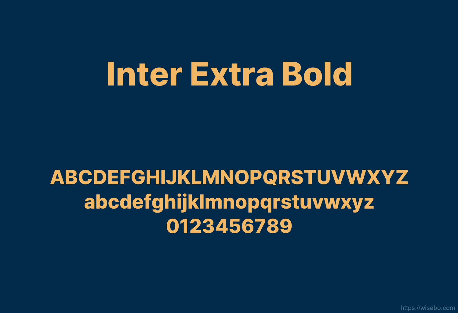 Inter Extra Bold Inter Extra Bold