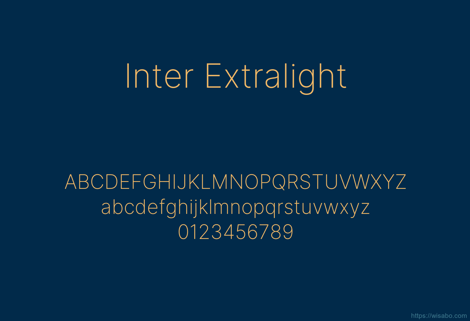Inter Extralight