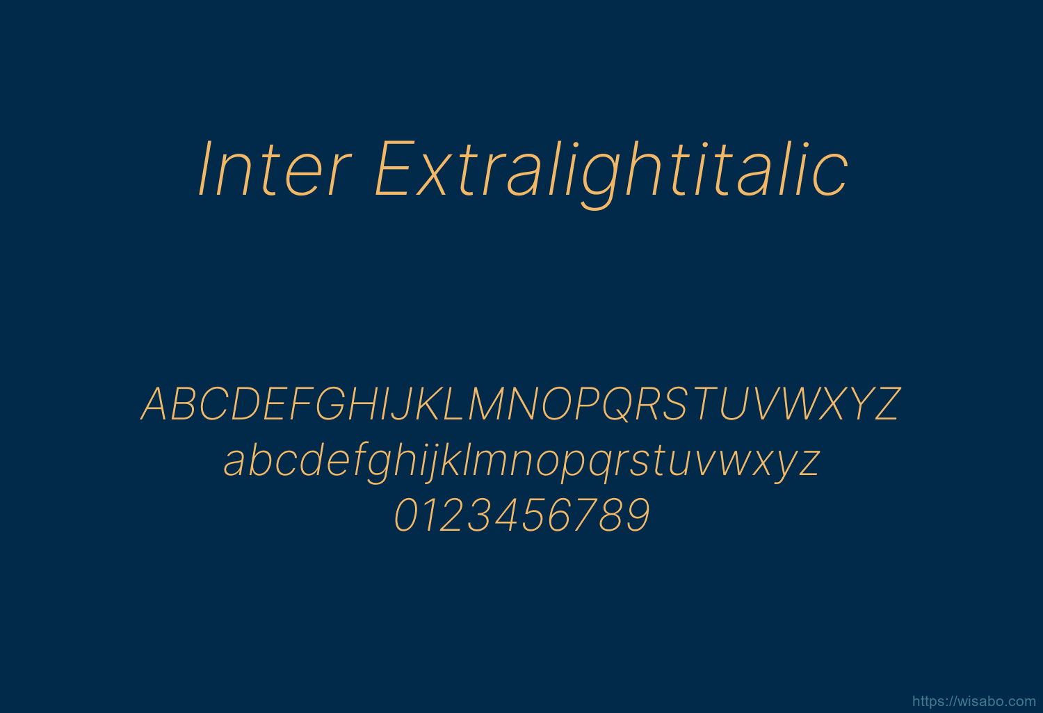 Inter Extralightitalic
