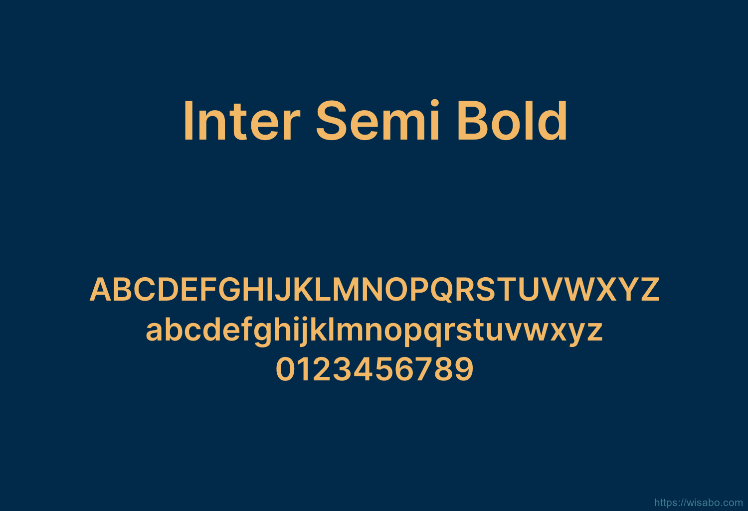 Inter Semi Bold