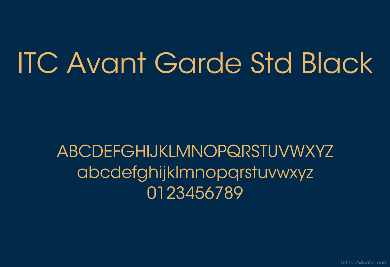 ITC Avant Garde Std Black ITC Avant Garde Std Black