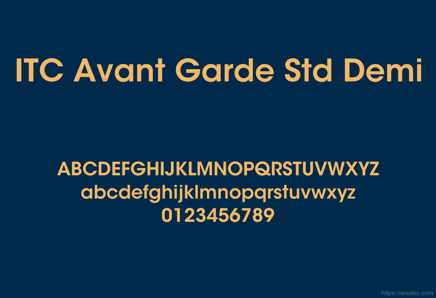 ITC Avant Garde Std Demi ITC Avant Garde Std Demi
