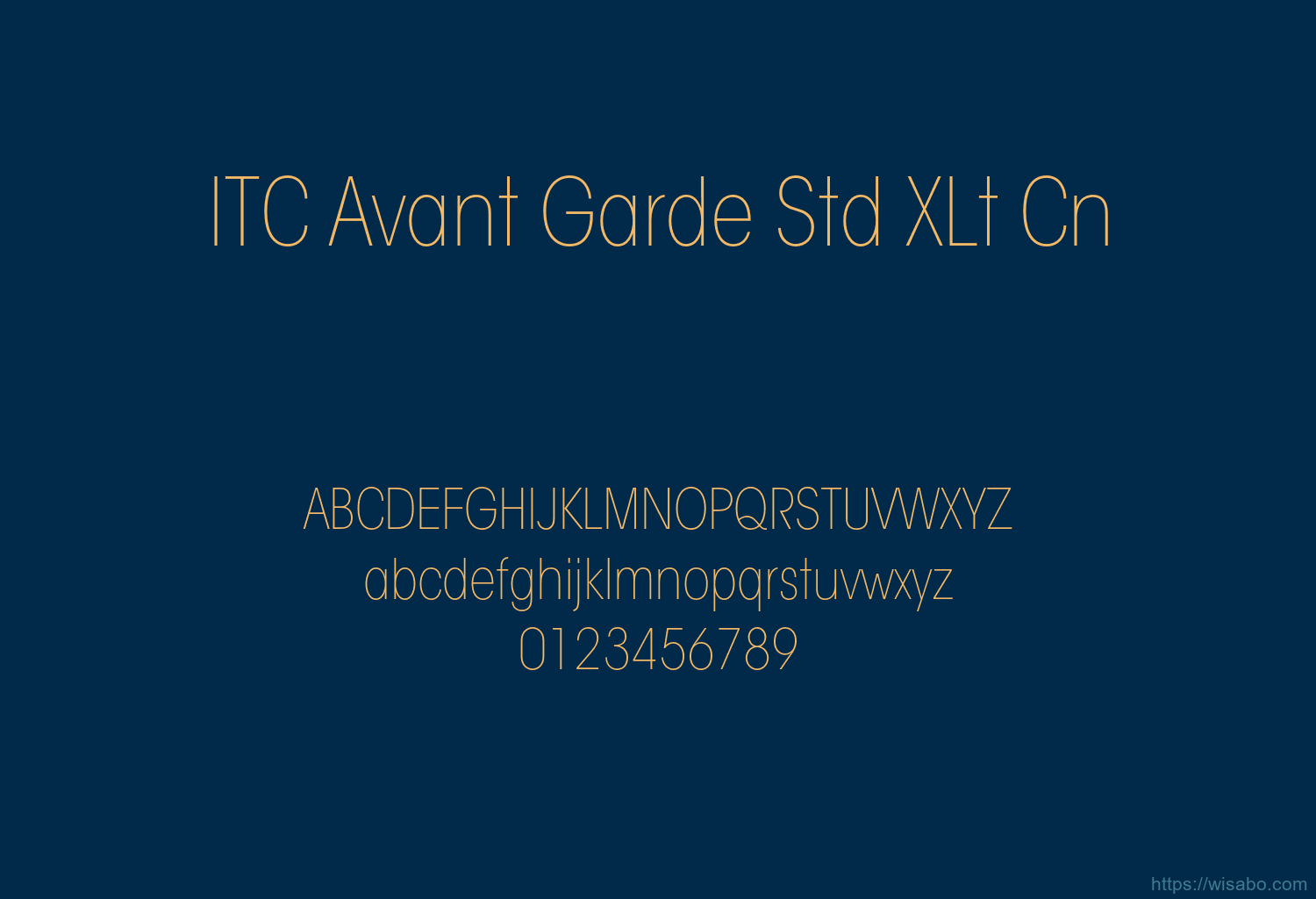 ITC Avant Garde Std XLt Cn ITC Avant Garde Std XLt Cn