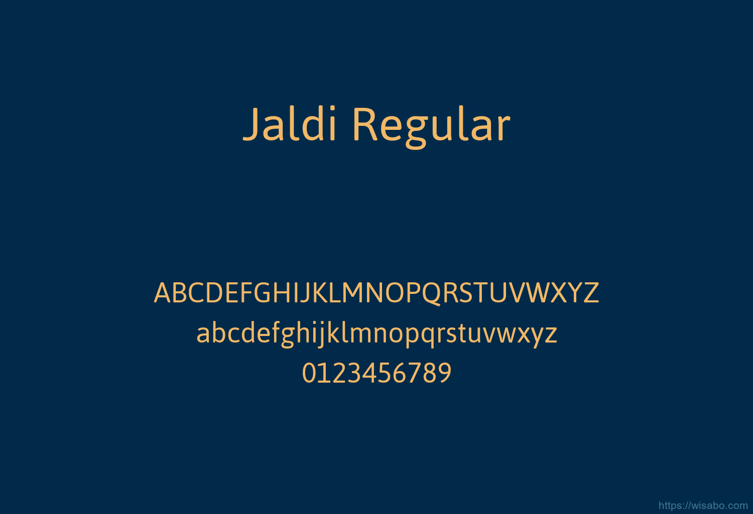 Jaldi Regular