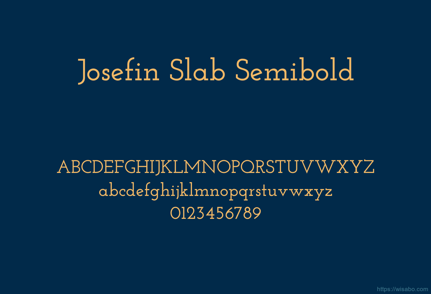Josefin Slab Semibold