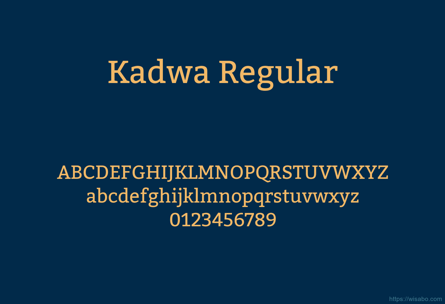 Kadwa Regular