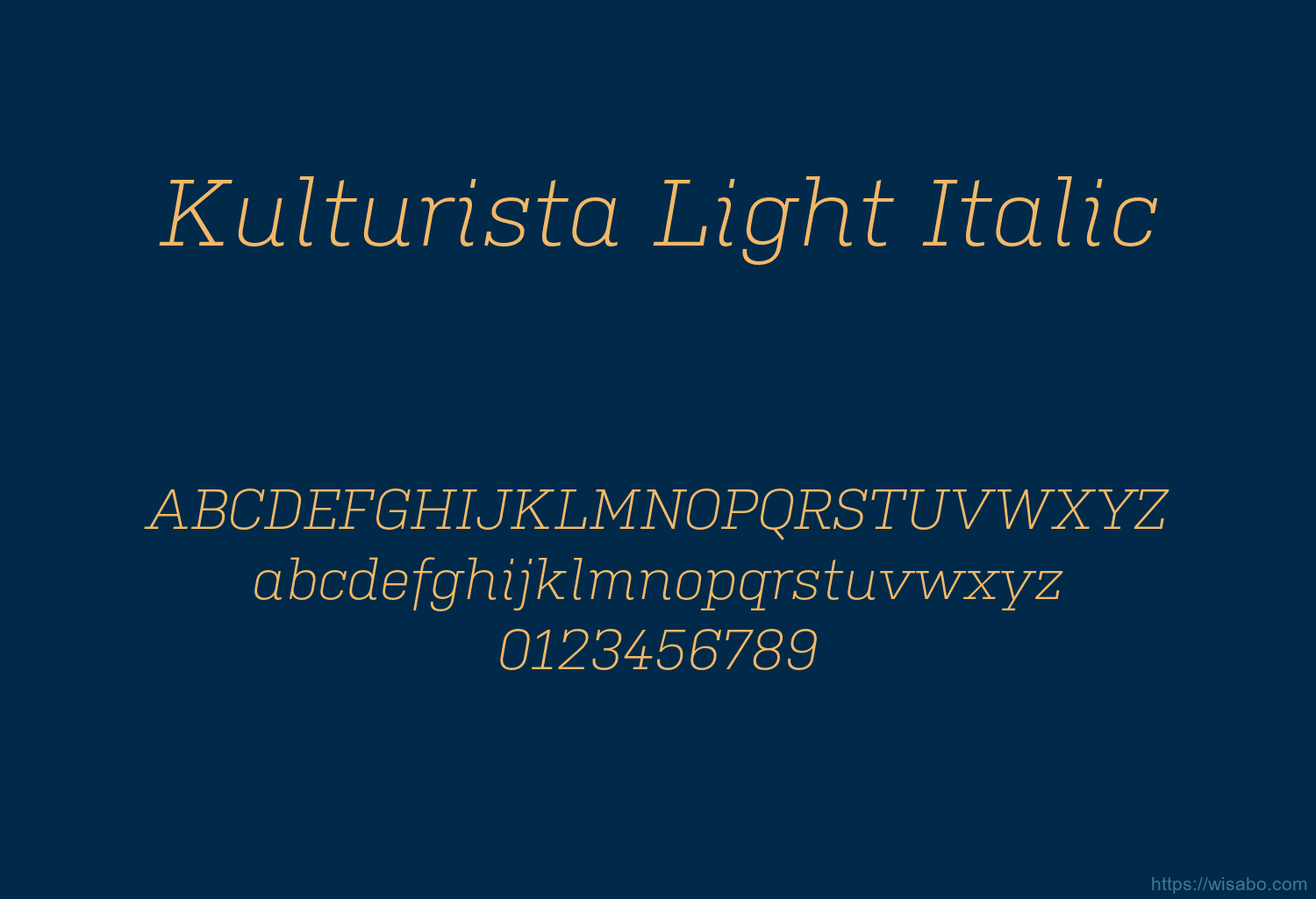 Kulturista Light Italic