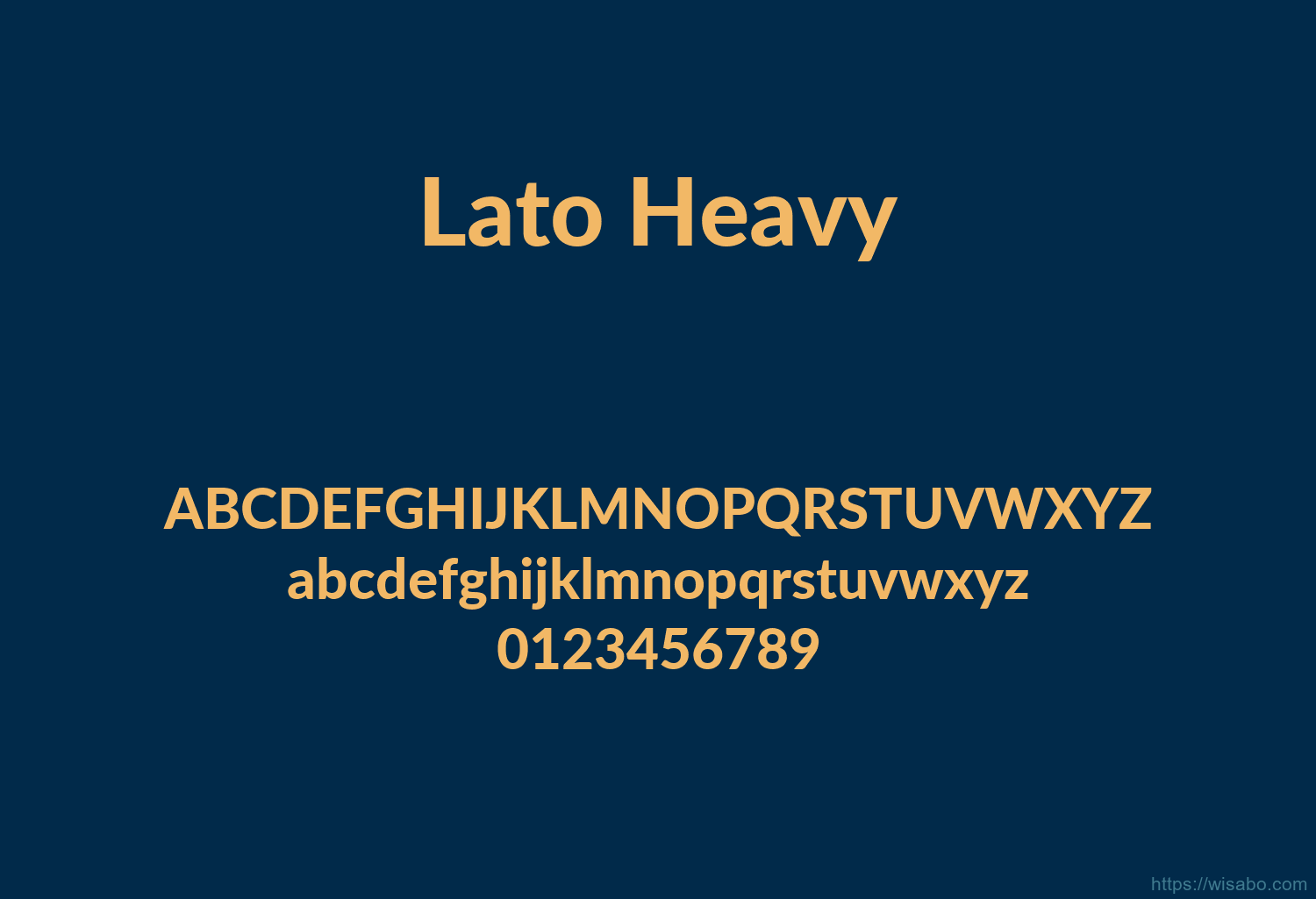 Lato Heavy