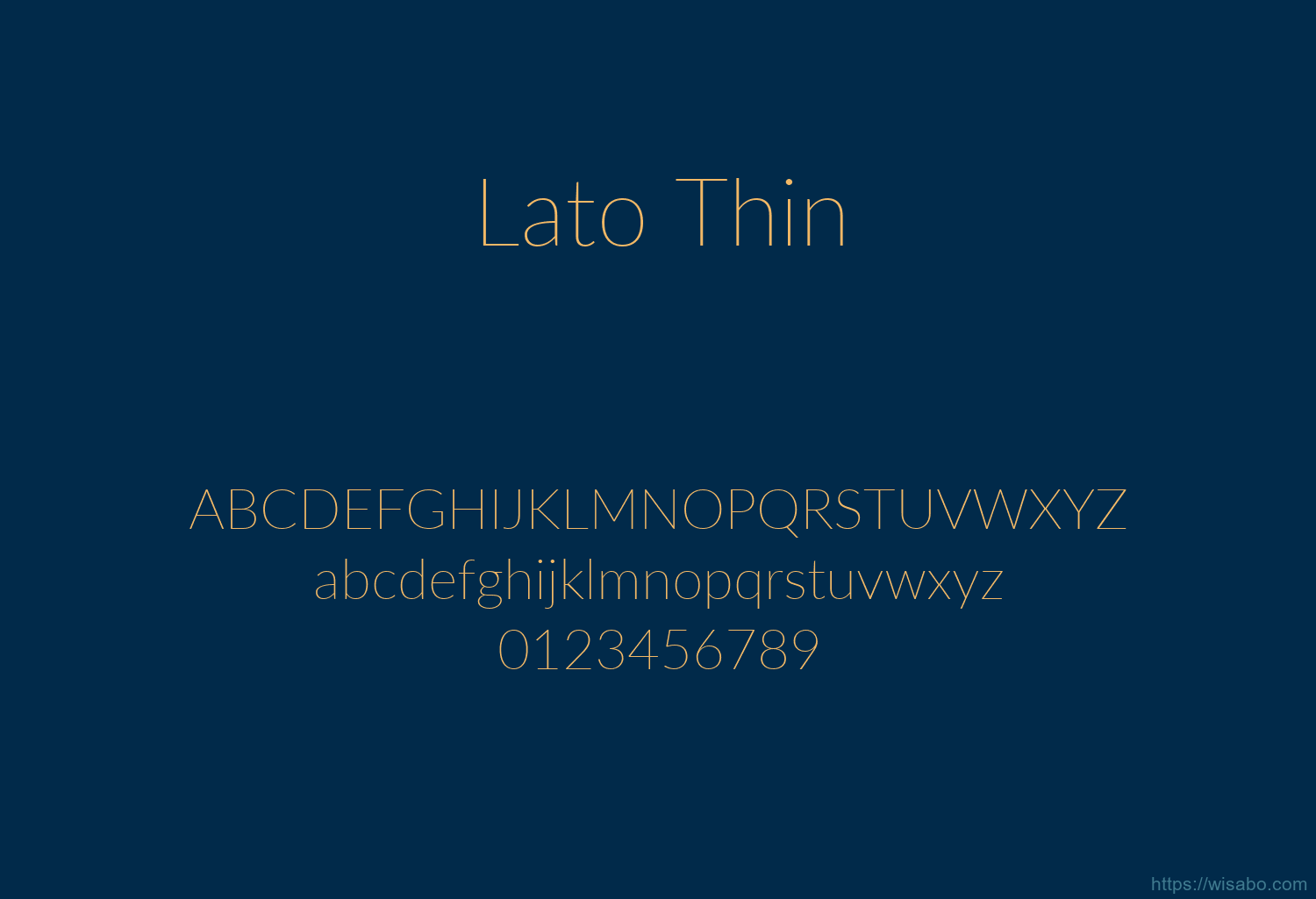 Lato Thin Lato Thin