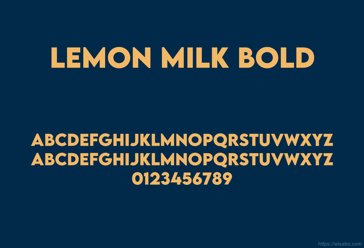 Lemon Milk Bold