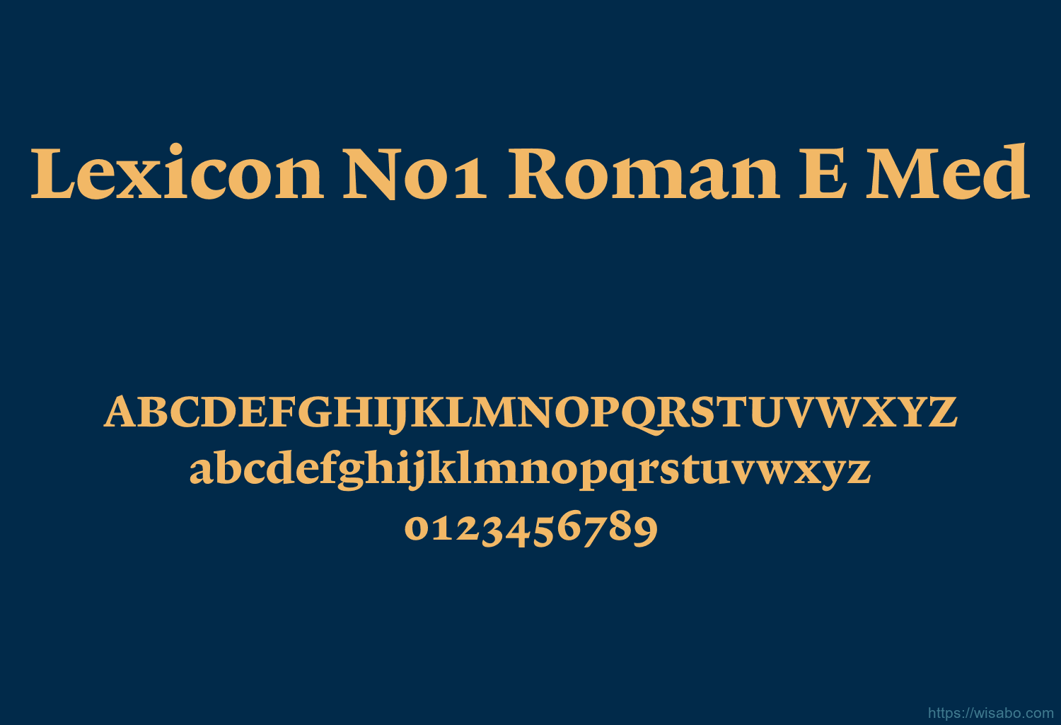Lexicon No1 Roman E Med