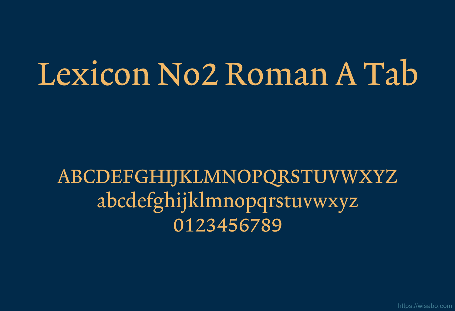 Lexicon No2 Roman A Tab