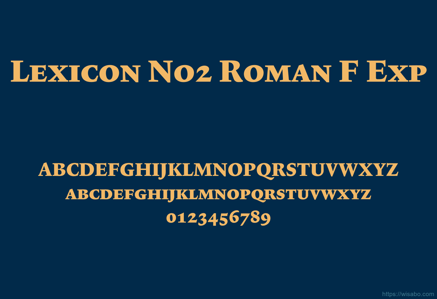 Lexicon No2 Roman F Exp