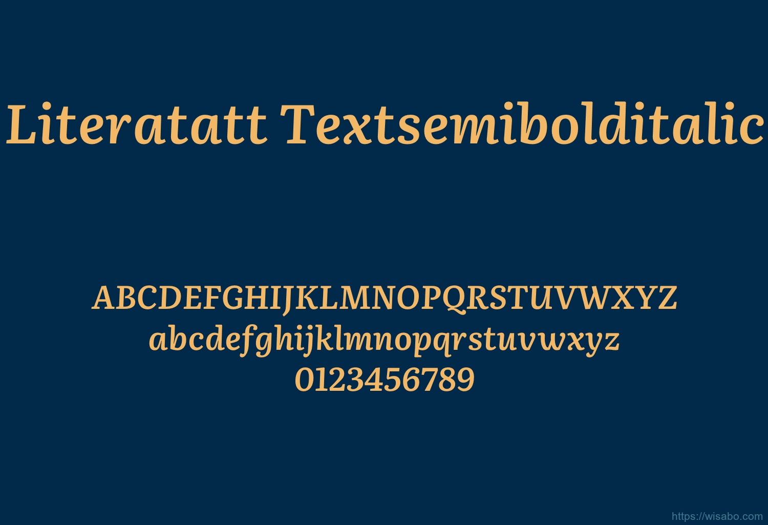 Literatatt Textsemibolditalic