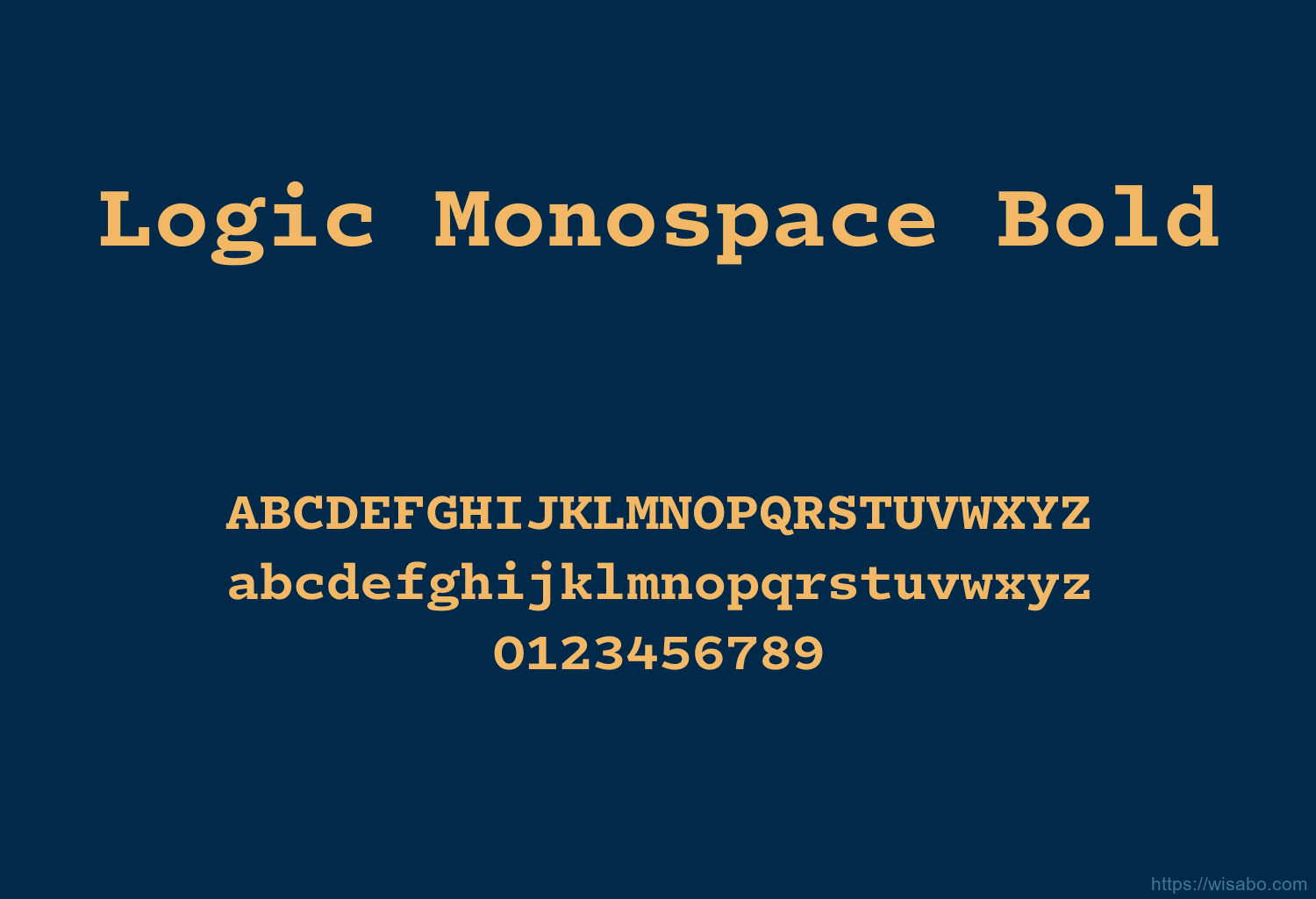 Logic Monospace Bold