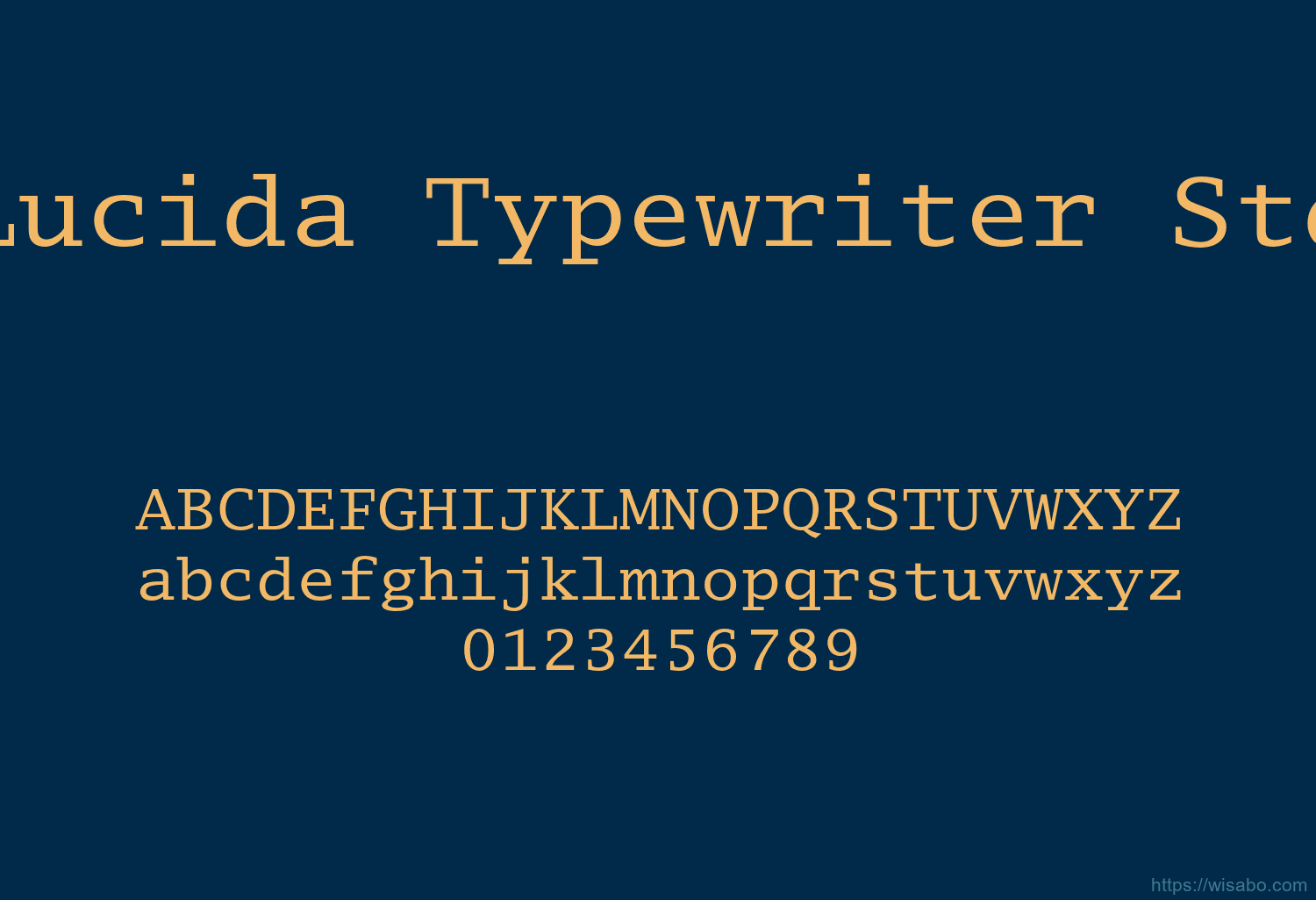 Lucida Typewriter Std