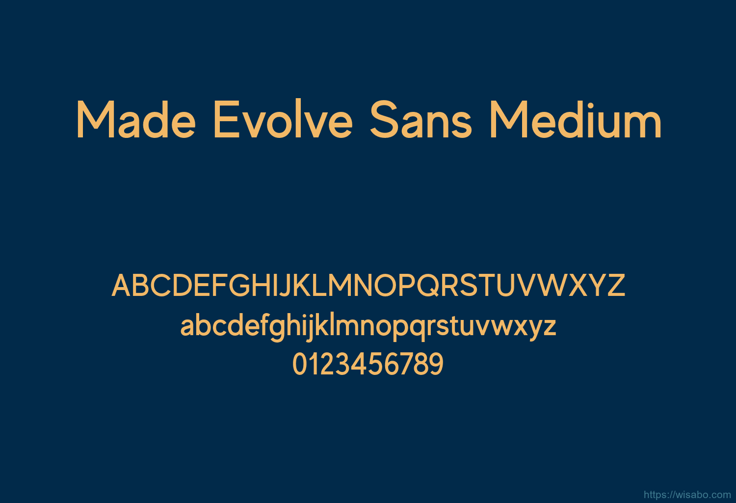 Made Evolve Sans Medium