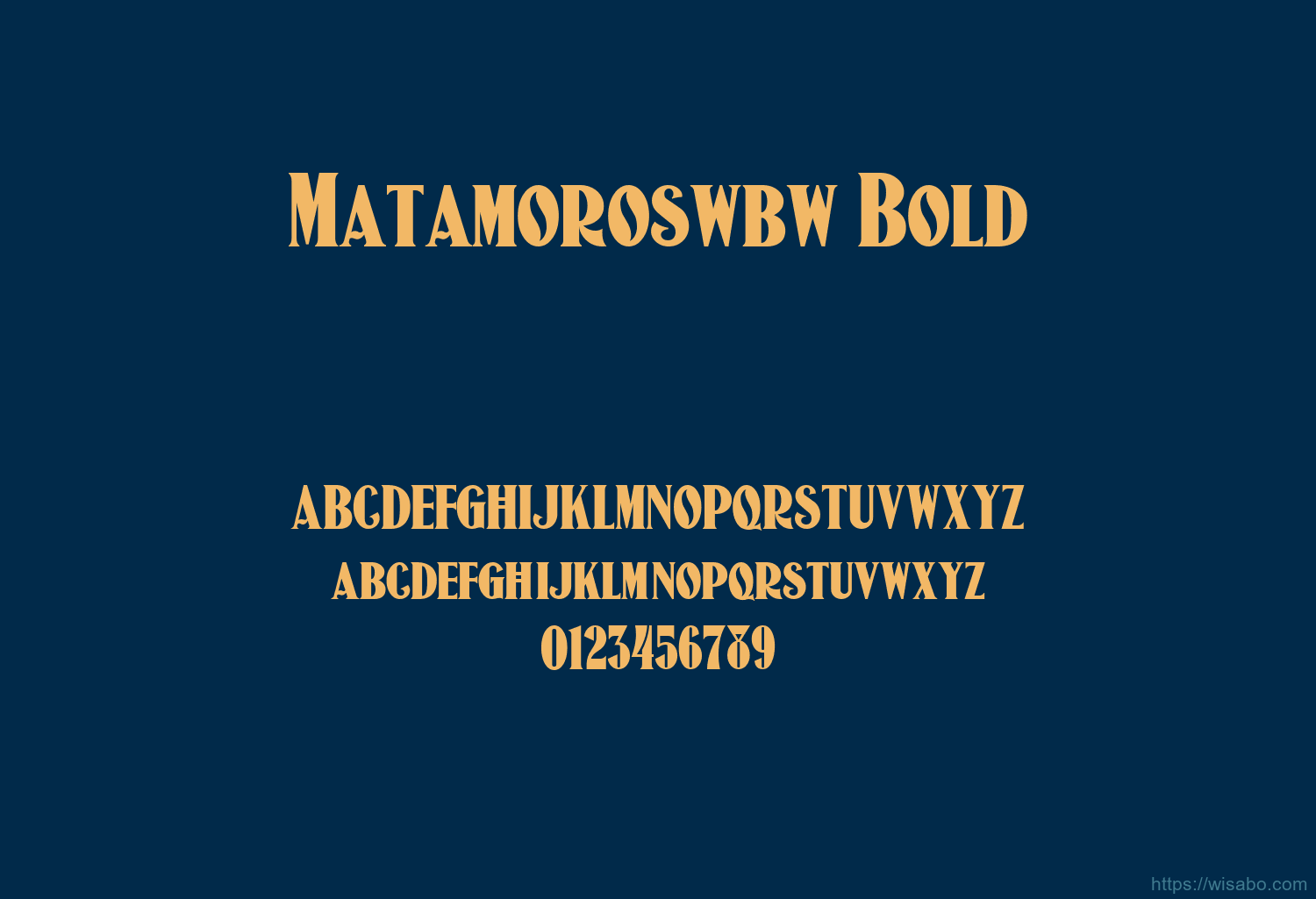 Matamoroswbw Bold
