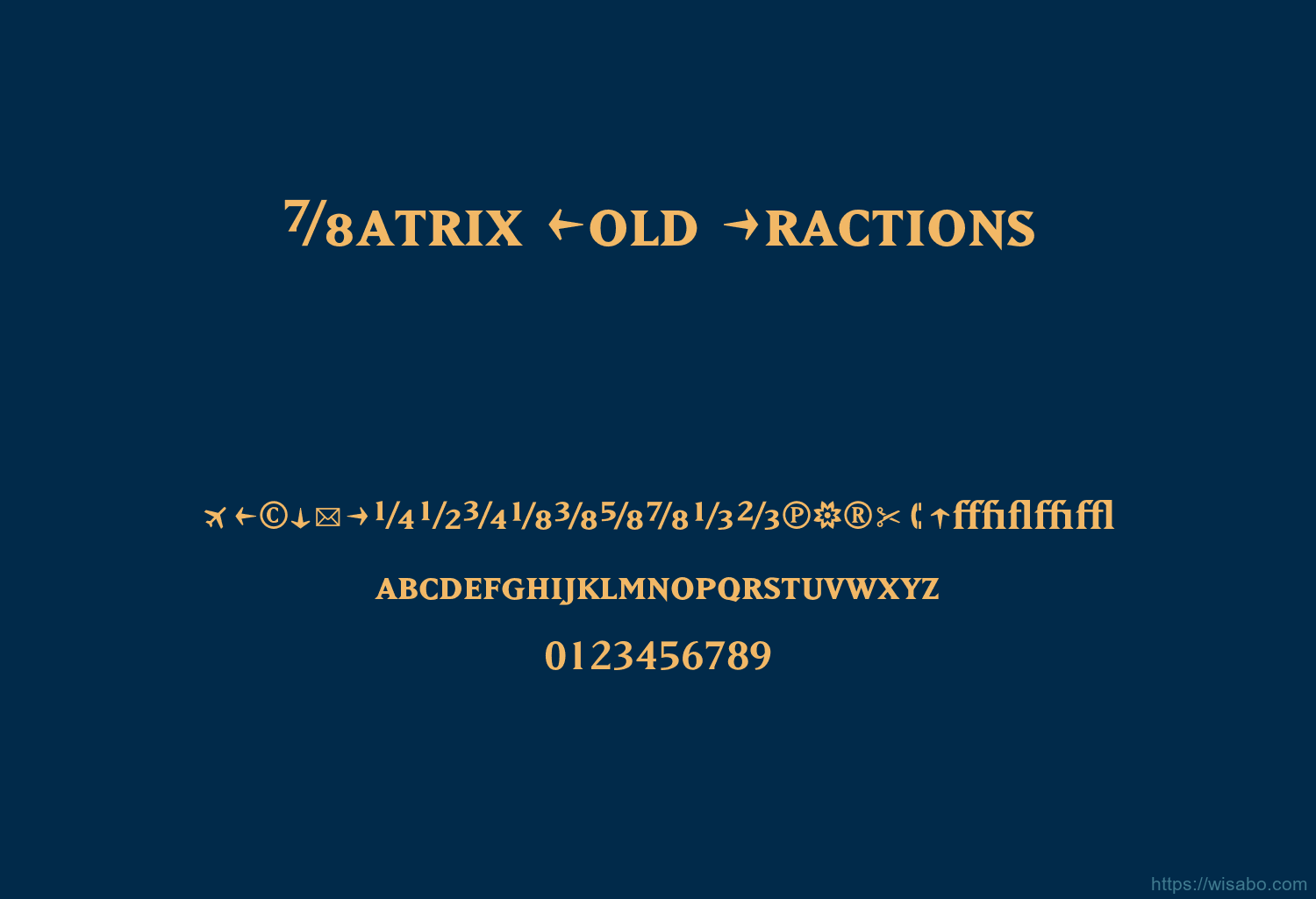 Matrix Bold Fractions