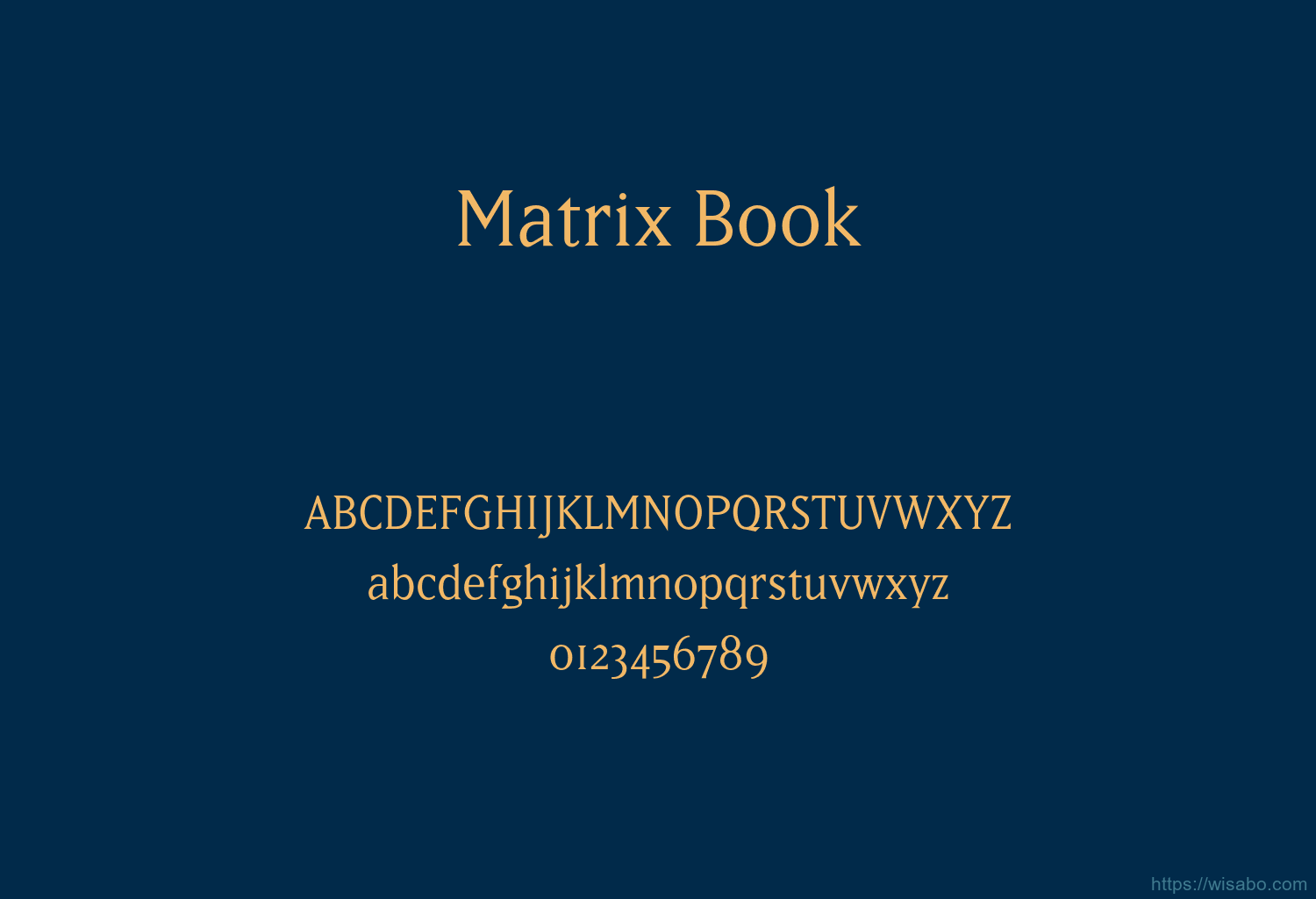 Matrix Book