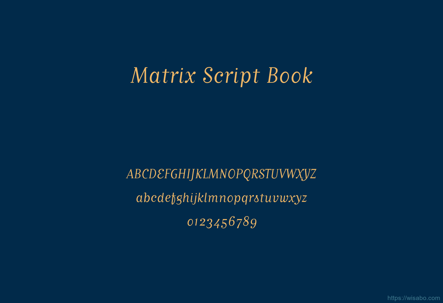 Matrix Script Book