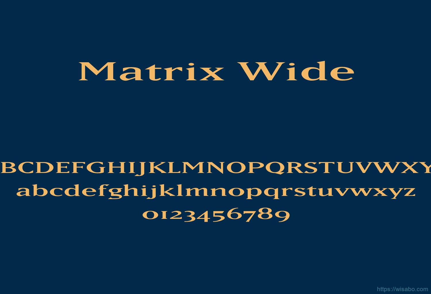 Matrix Wide