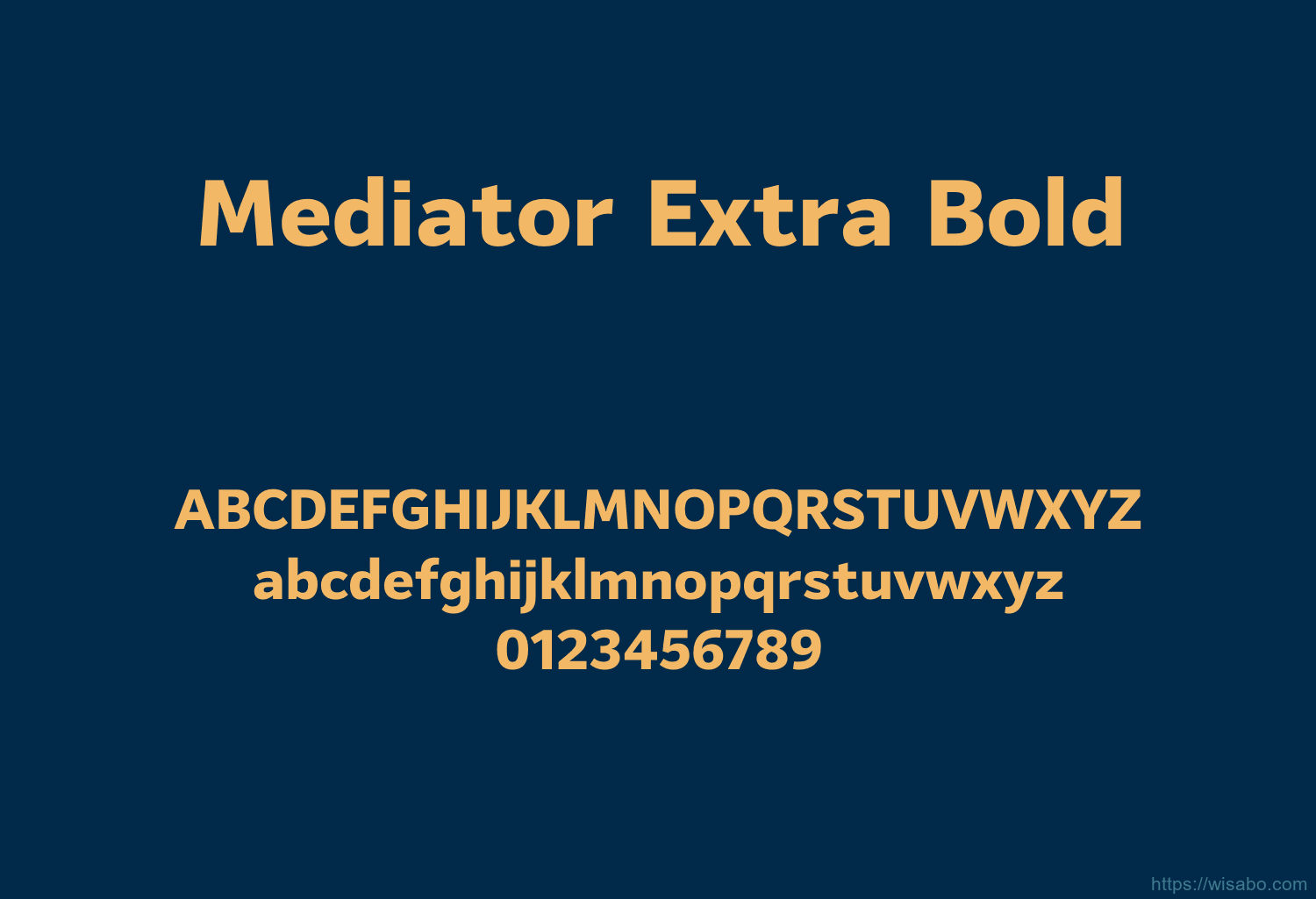 Mediator Extra Bold