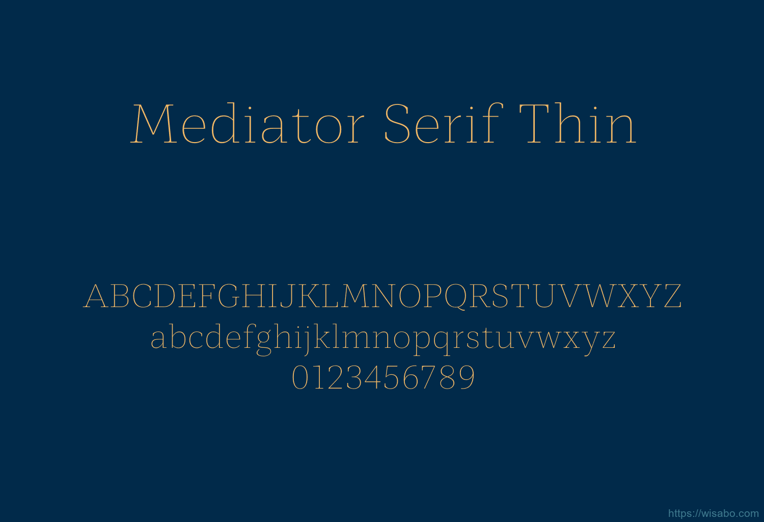 Mediator Serif Thin