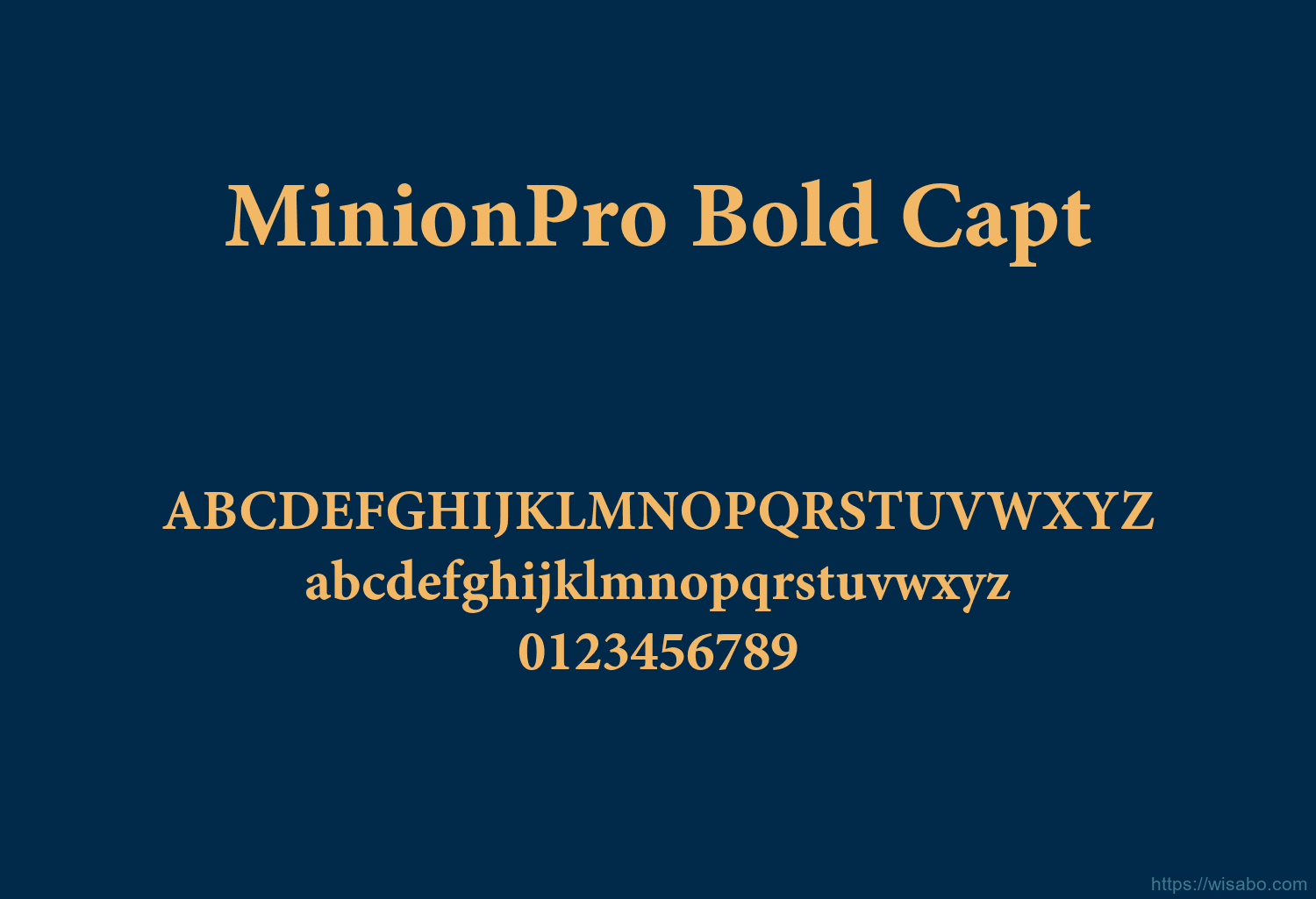 MinionPro Bold Capt MinionPro Bold Capt