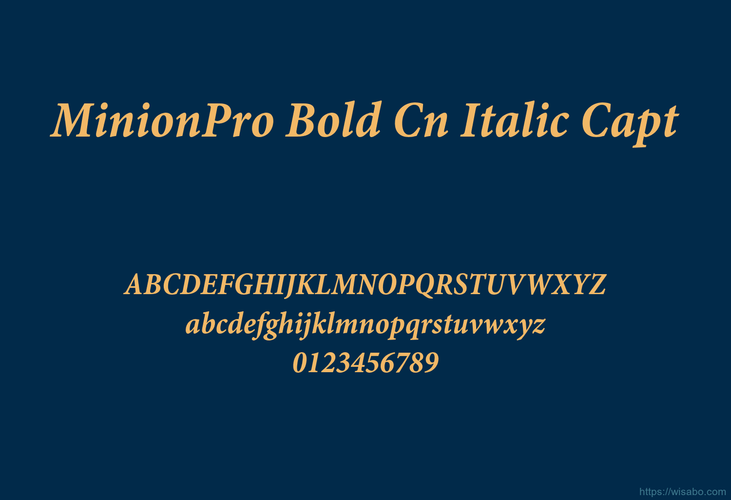 MinionPro Bold Cn Italic Capt MinionPro Bold Cn Italic Capt