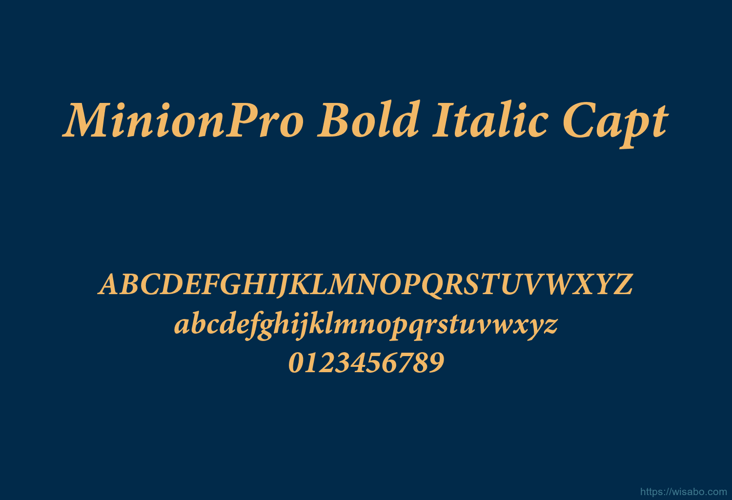 MinionPro Bold Italic Capt MinionPro Bold Italic Capt