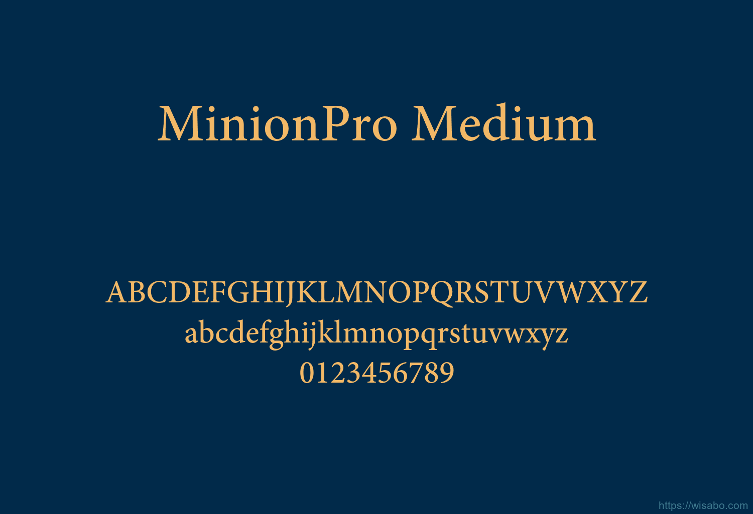 MinionPro Medium