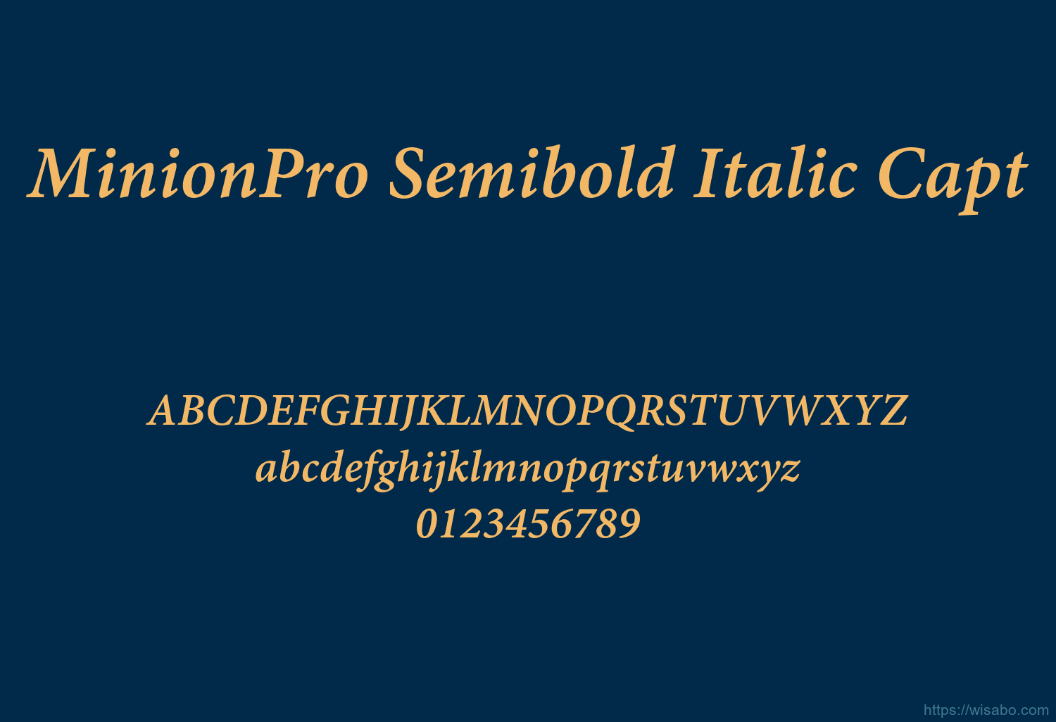 MinionPro Semibold Italic Capt MinionPro Semibold Italic Capt