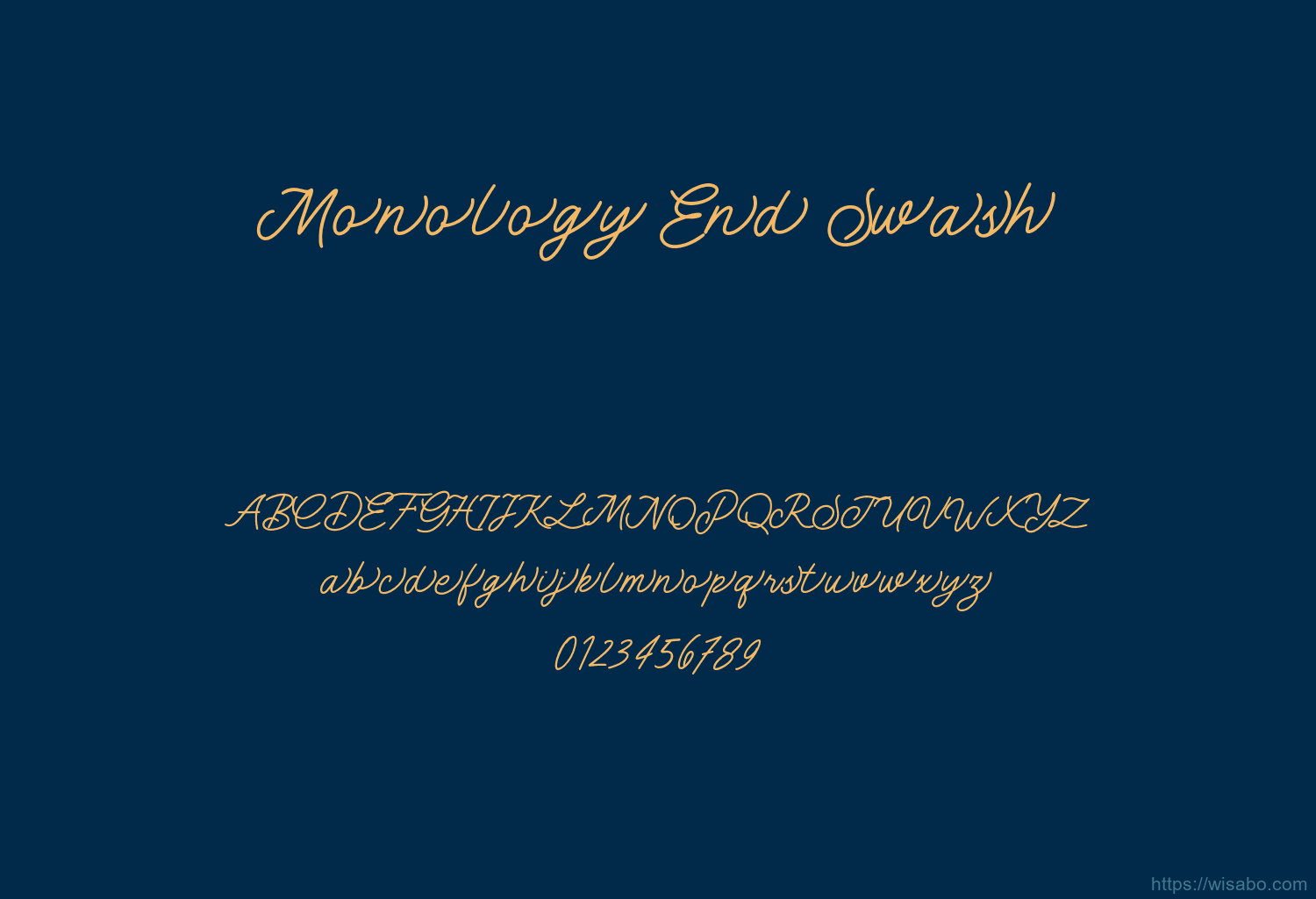 Monology End Swash
