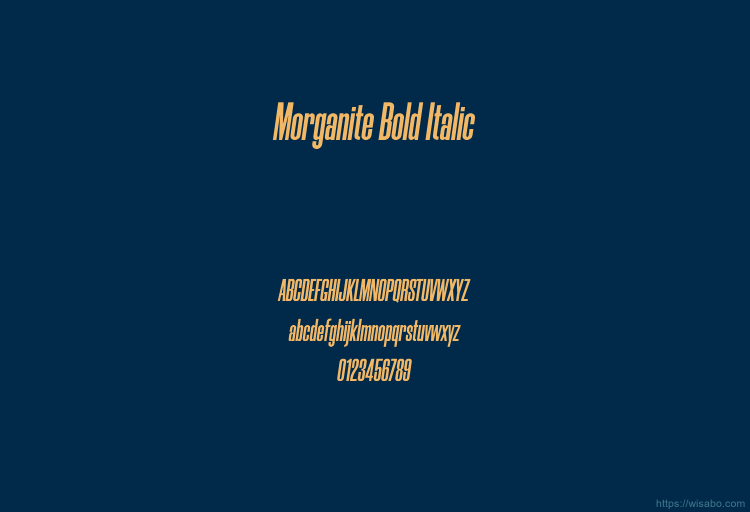 Morganite Bold Italic