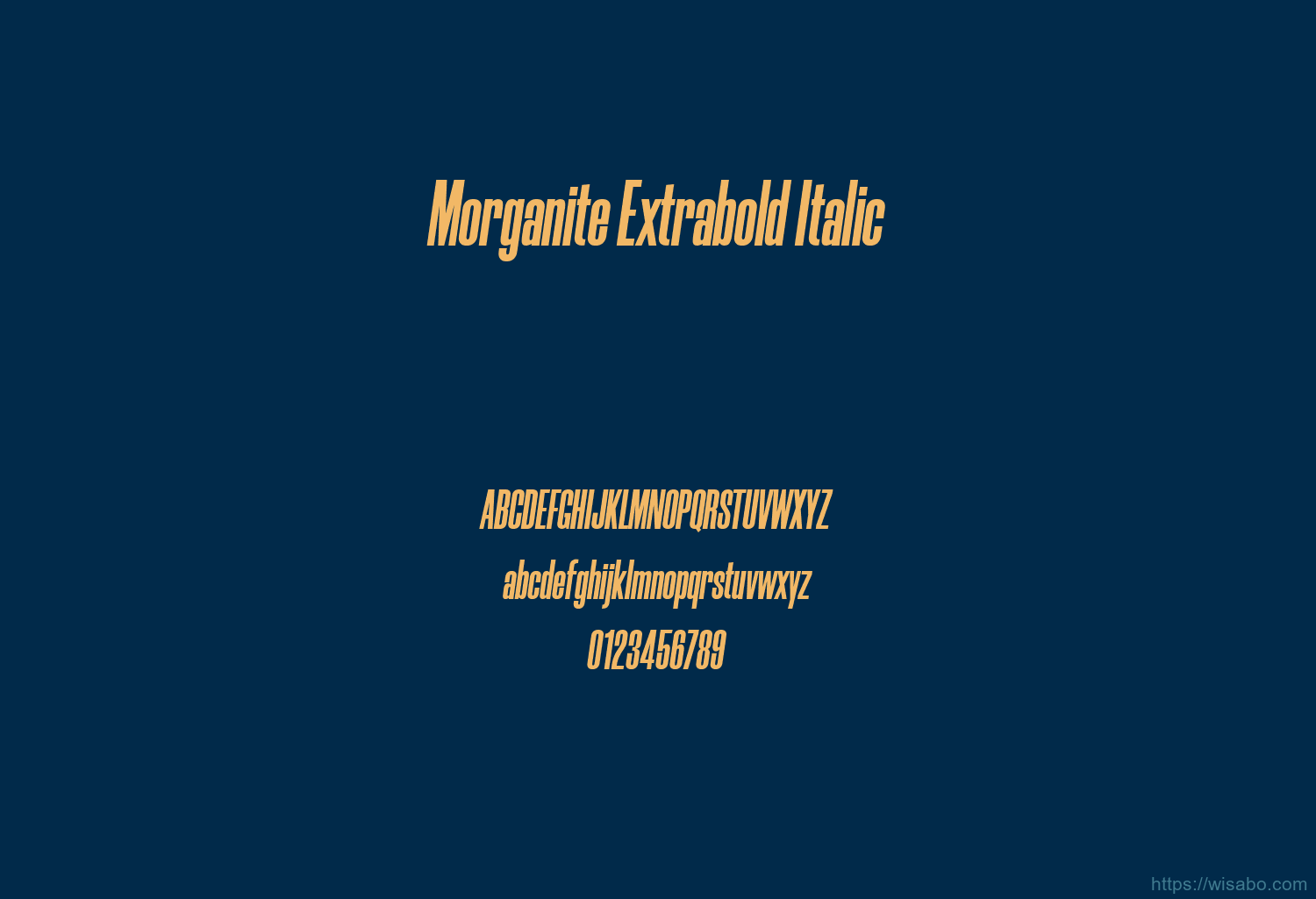 Morganite Extrabold Italic