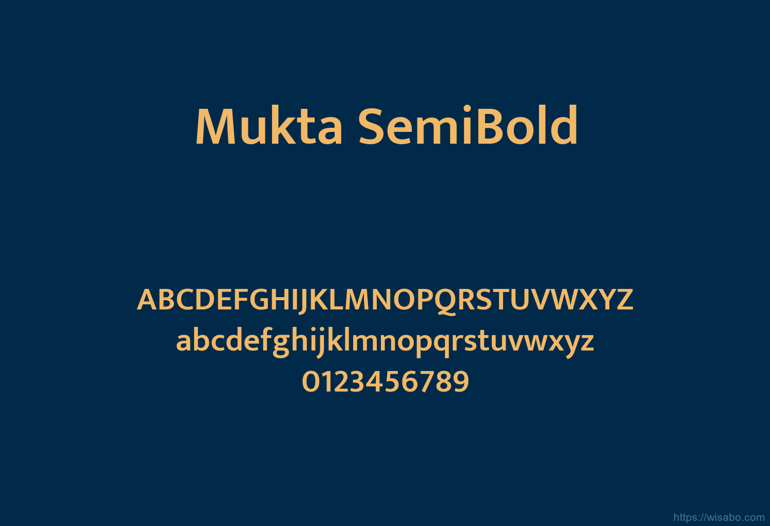 Mukta SemiBold