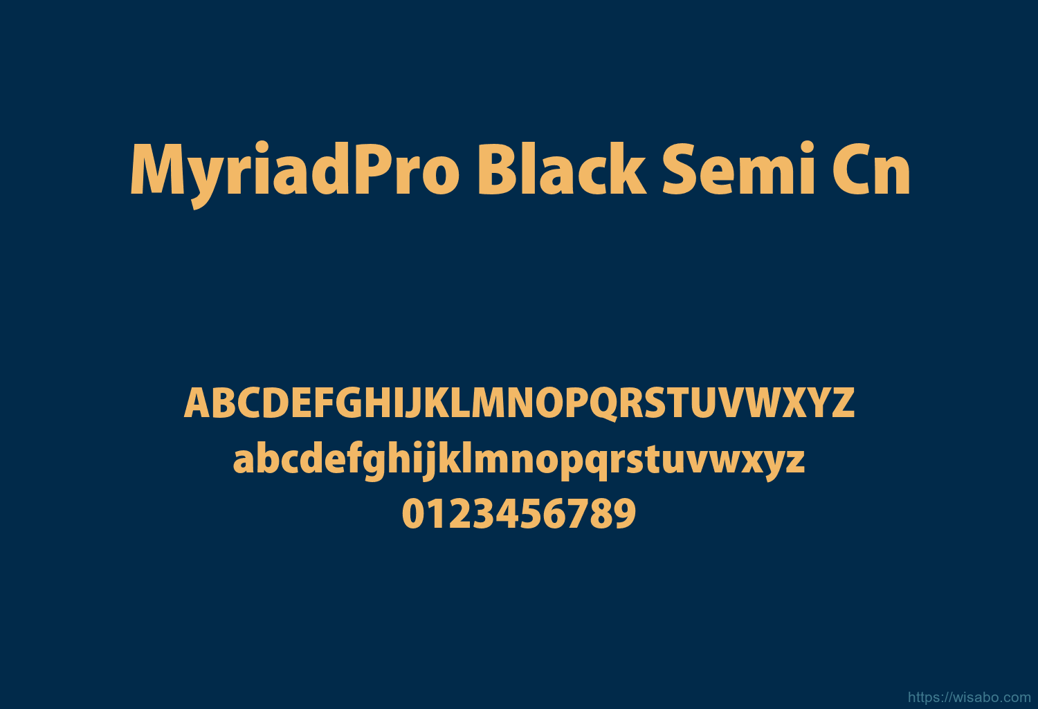 MyriadPro Black Semi Cn