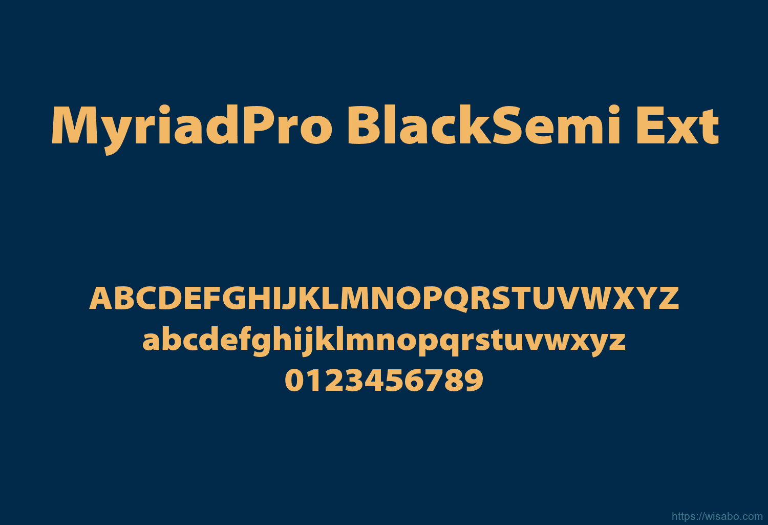 MyriadPro BlackSemi Ext
