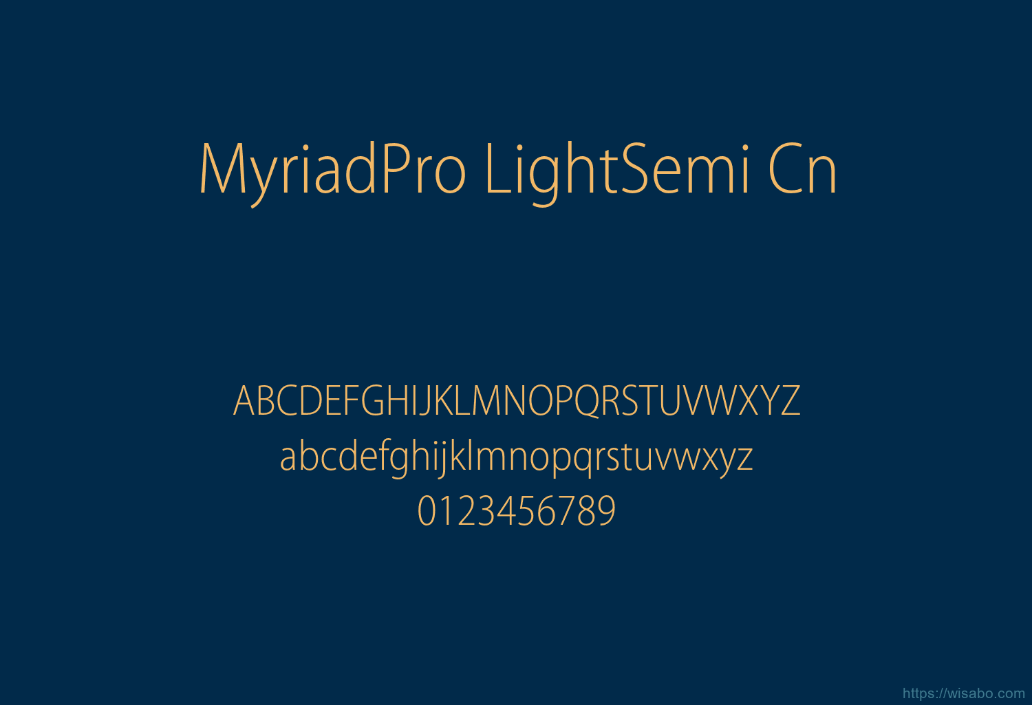 MyriadPro LightSemi Cn